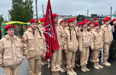 Юнармейскому отряду «Астра» Мошковского района присвоено имя кавалера ордена Мужества Олега Балаганского