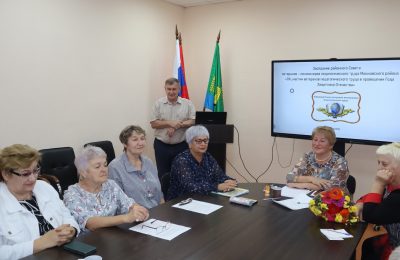 В Мошковском районе ветераны образования обсудили работу в Год защитника Отечества
